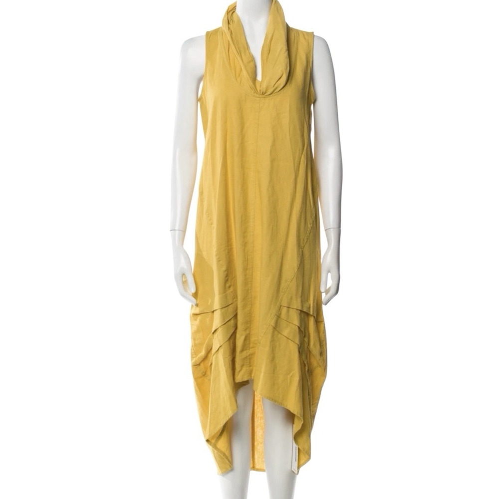 For Cynthia Sleeveless Linen Blend High-low Dress, Size‎ Medium